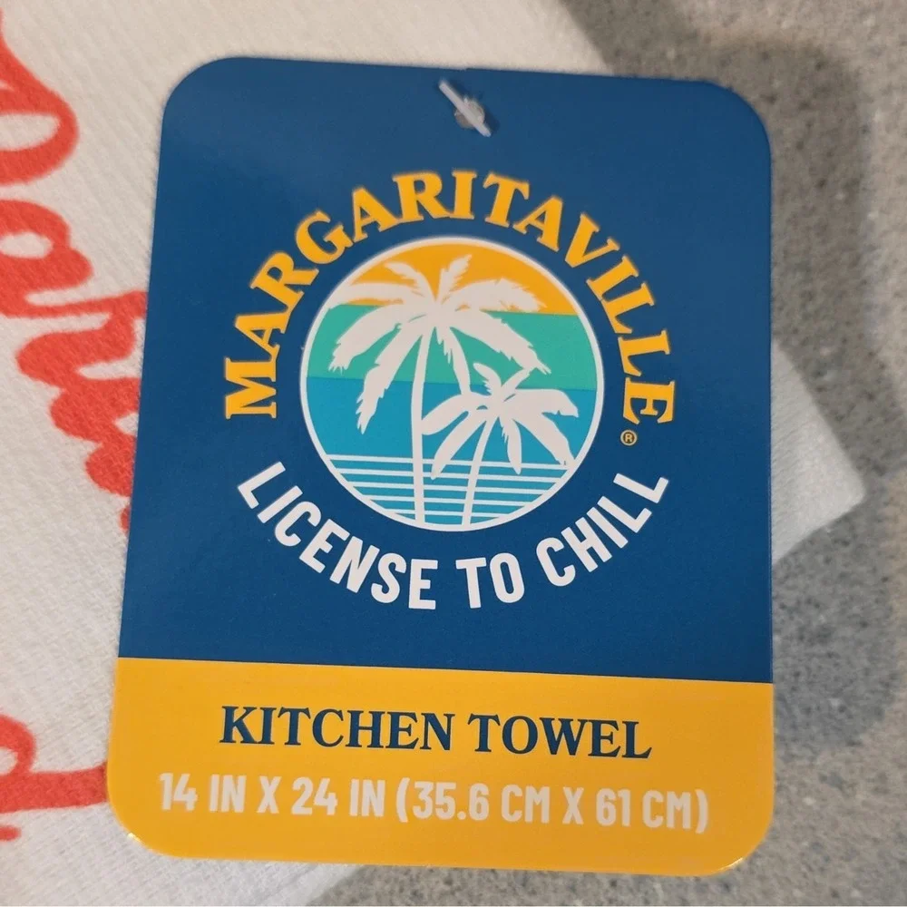 Jimmy Buffett Margaritaville License to Chill Tropical Cotton Kitchen Set,